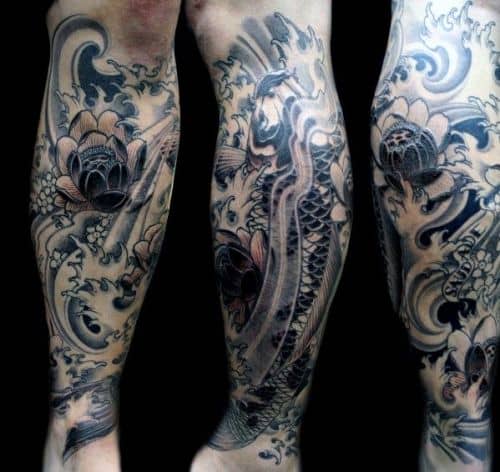 Japanese Sea Tattoo Sleeve