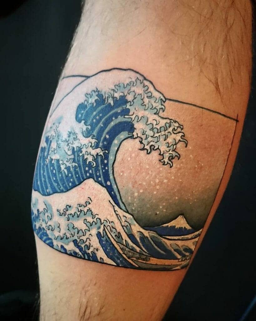 japanese wave tattoo