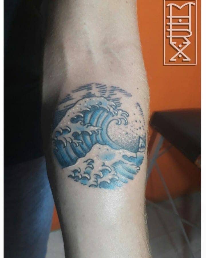 japanese wave tattoo