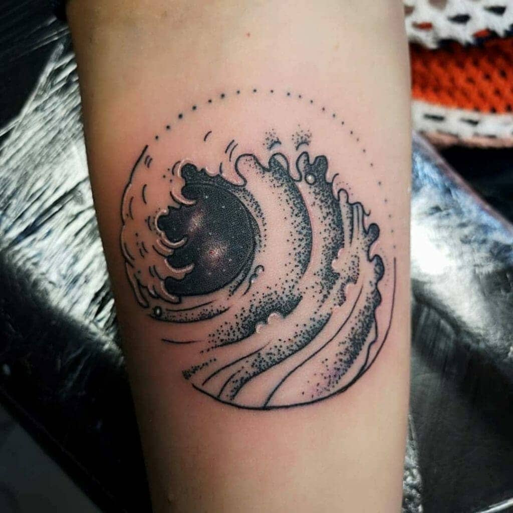 japanese wave tattoo