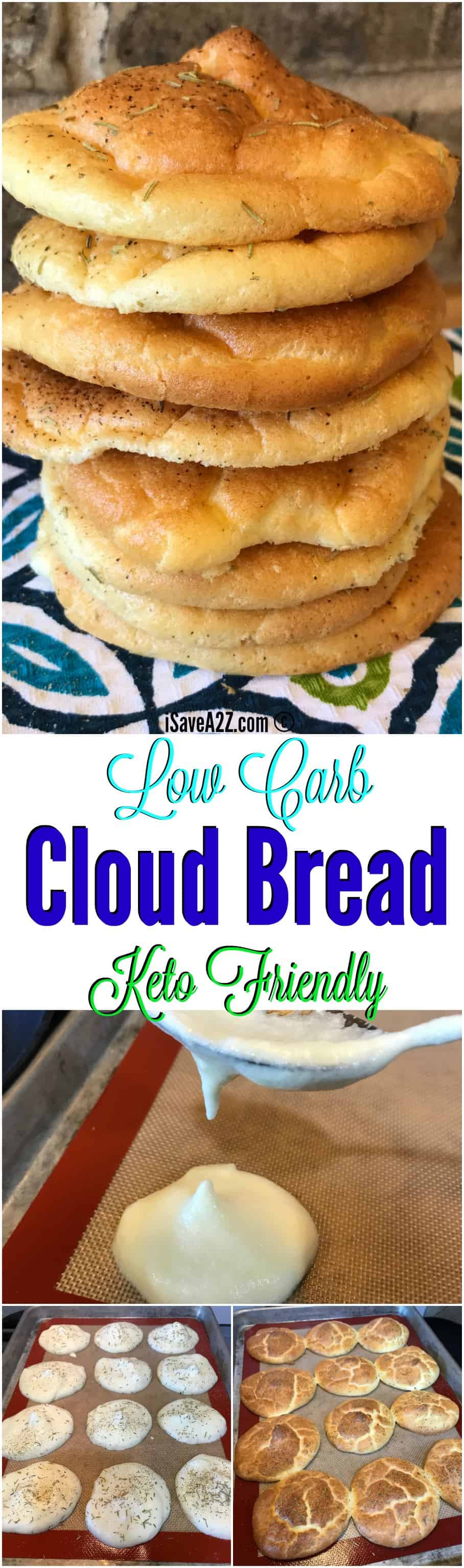 Low Carb Cloud Bread Recipe Made with Baking Soda