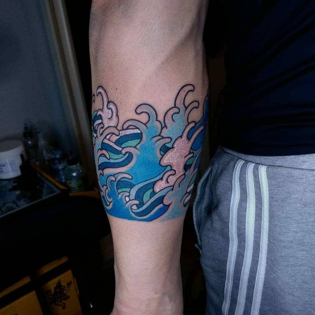 japanese wave tattoo