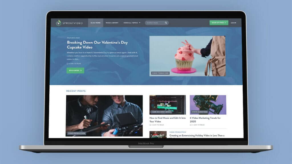 Sprout Video hosting platform