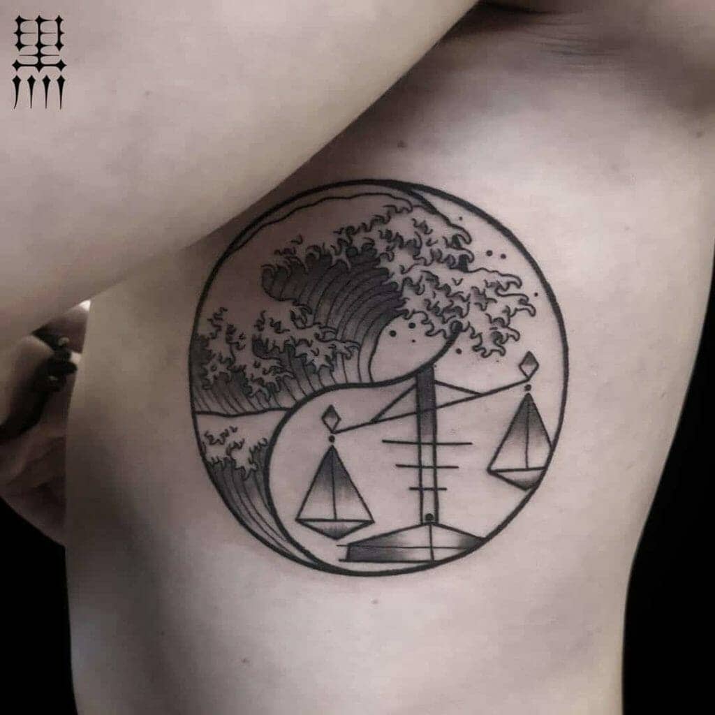 japanese wave tattoo