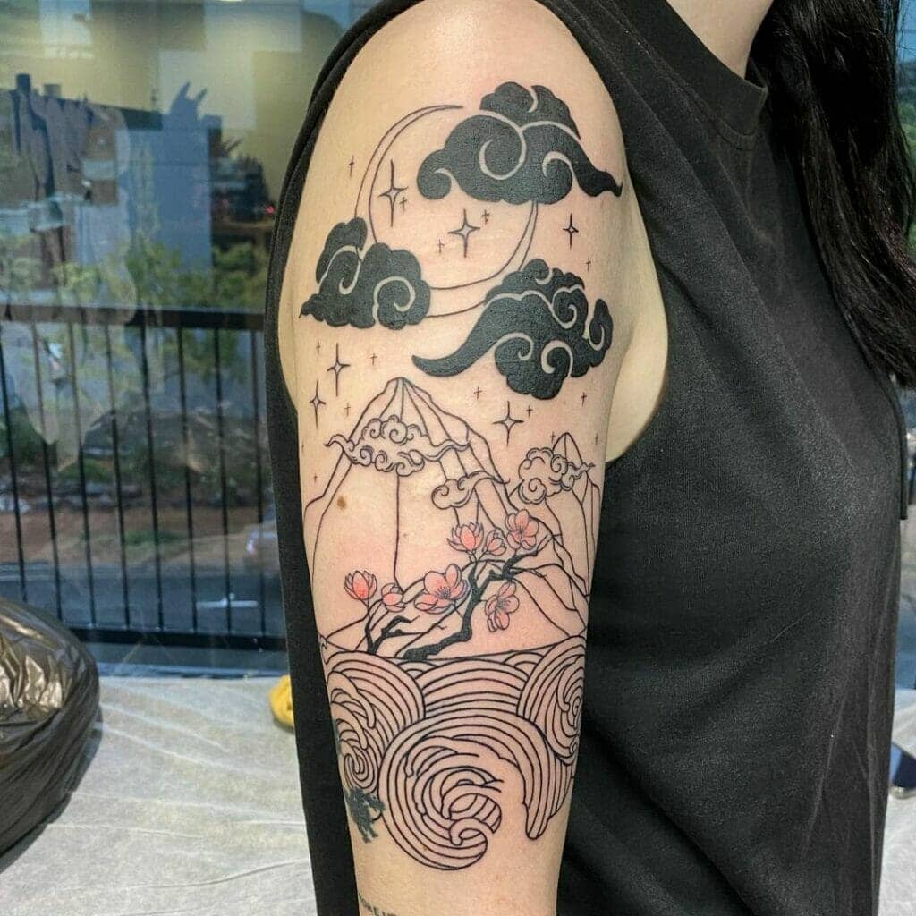 Monochromic Japanese Tattoo