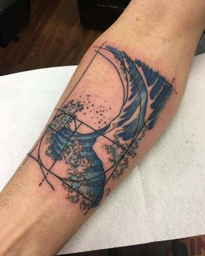 japanese wave tattoo