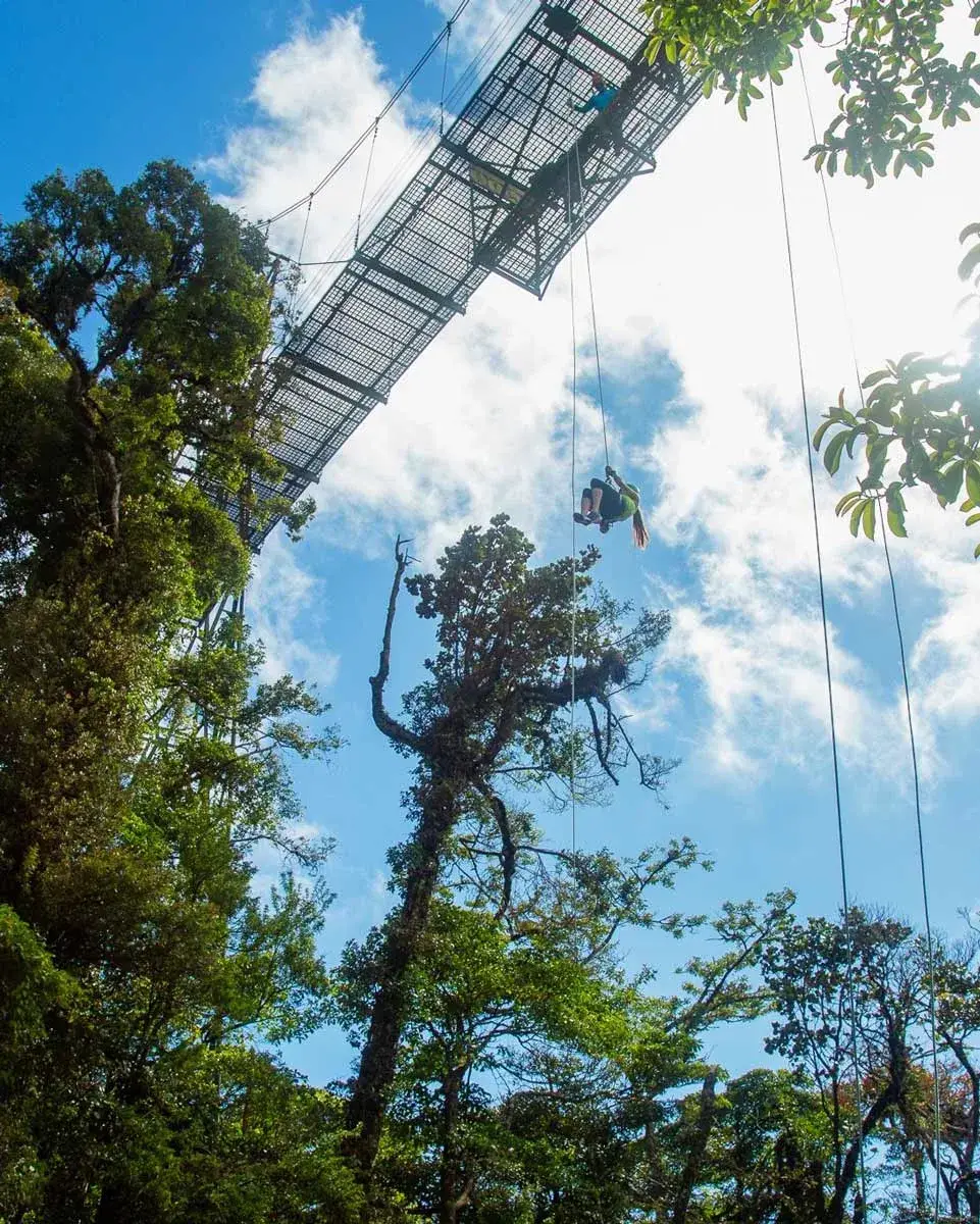 bridge activities to enjoy at Costa Rica Sky Adventures in Monteverde, Costa Rica