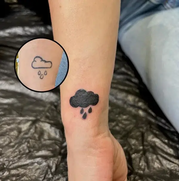 Black Cloud Tattoo 2