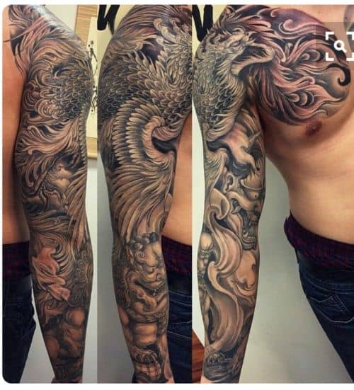 Japanese Dragon Tattoos Sleeves