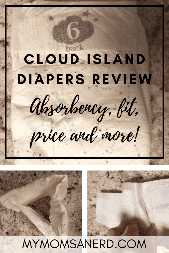 cloud island diaper review pin