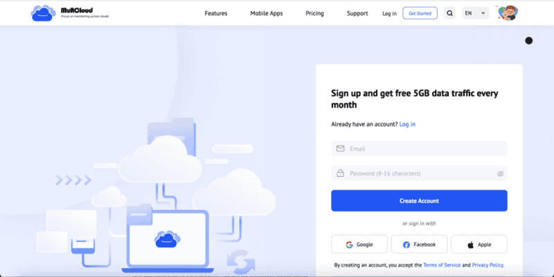 multicloud sign up