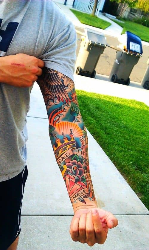 Traditional Japanese Tattoo Sleeve