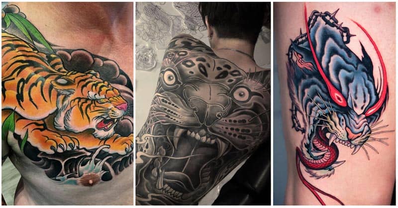 Japanese tiger tattoo