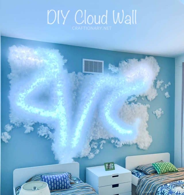 How to make led cloud wall light that changes color