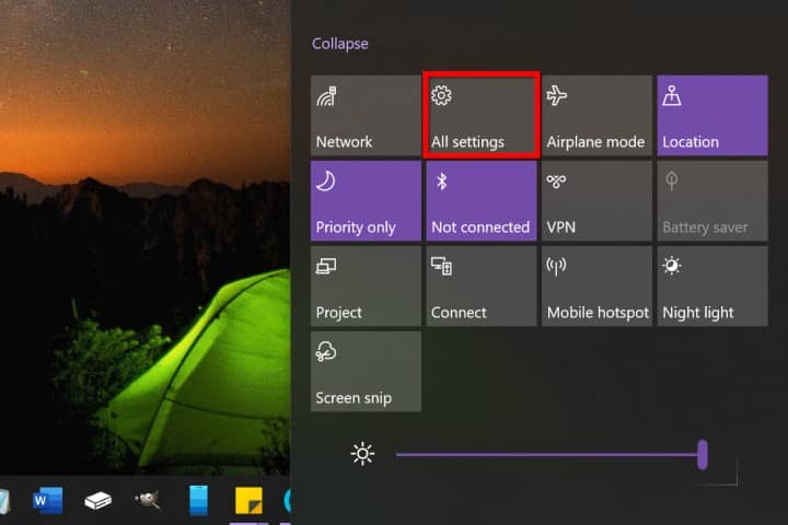 Windows 10 All Settings