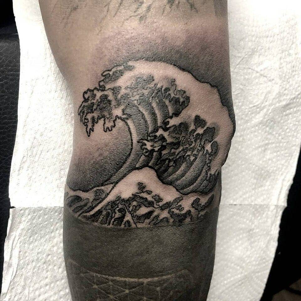 japanese wave tattoo