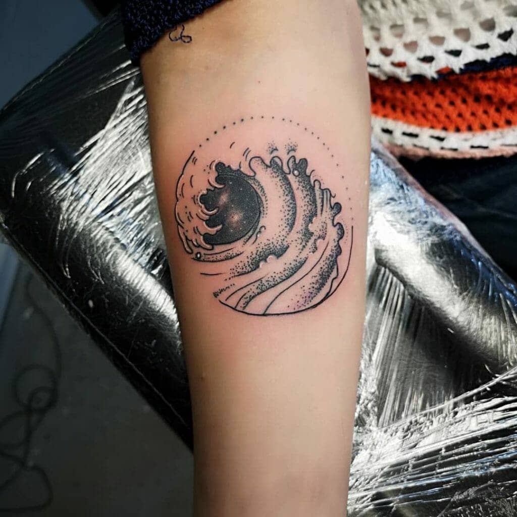 japanese wave tattoo