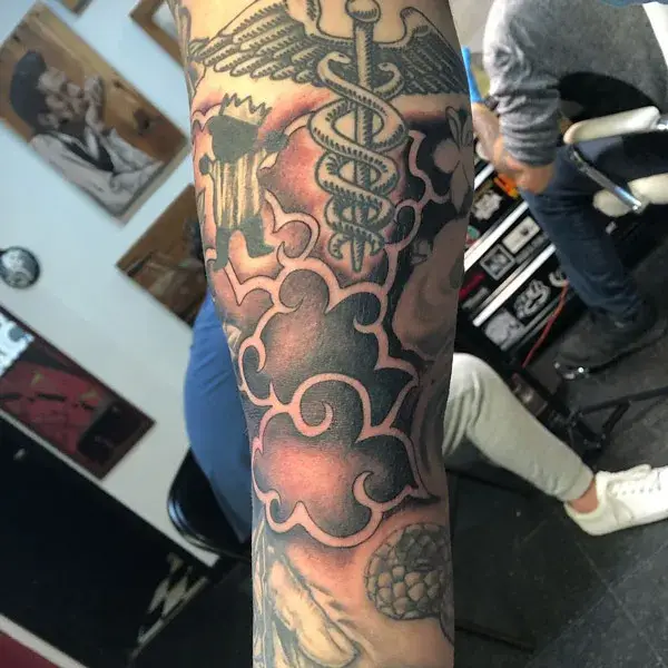 Naruto Cloud Tattoo