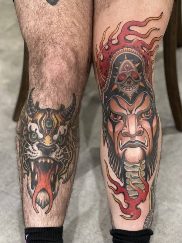 japanese demon tattoo 1