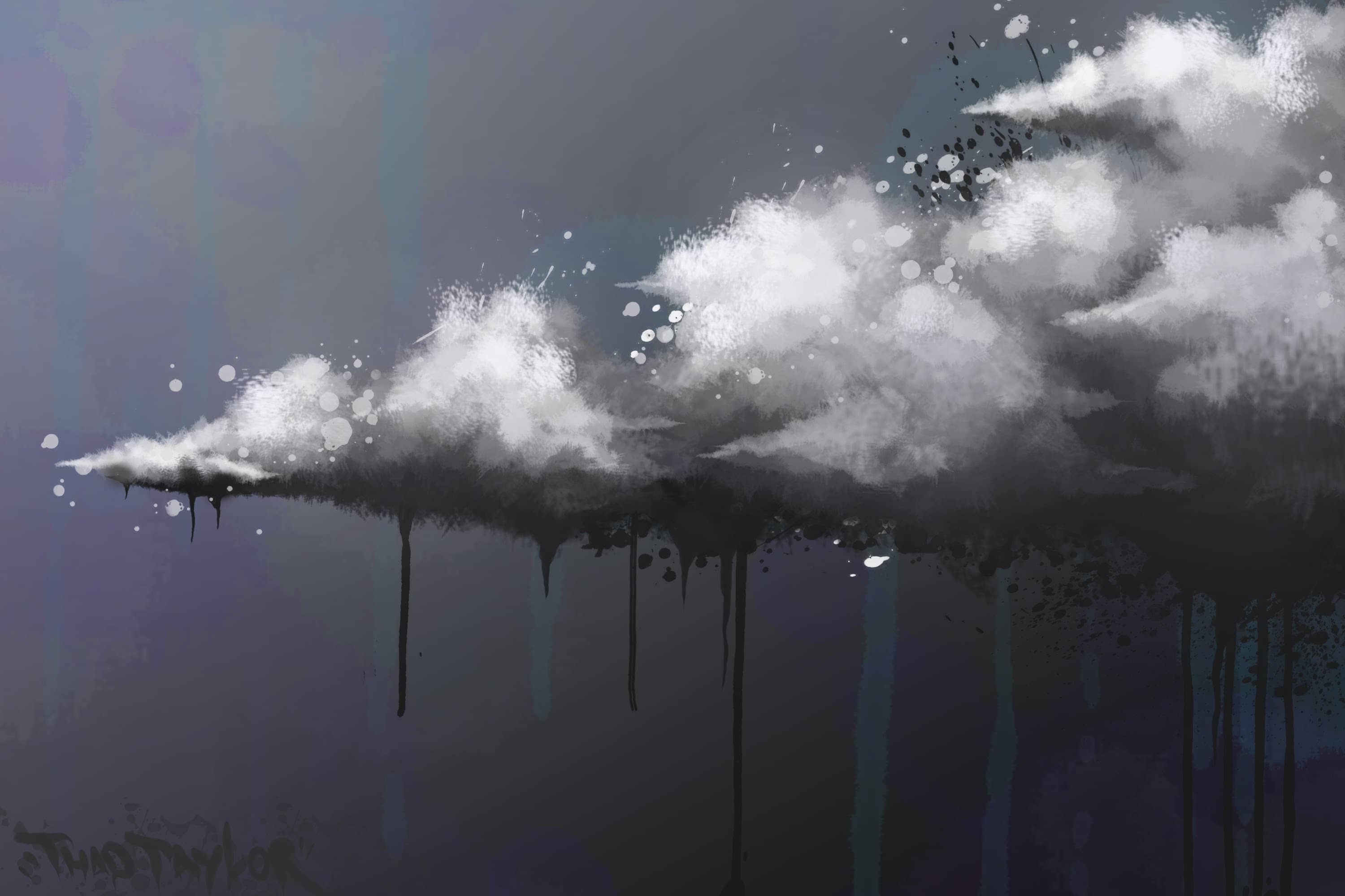 Storm Cloud Drawing at GetDrawings