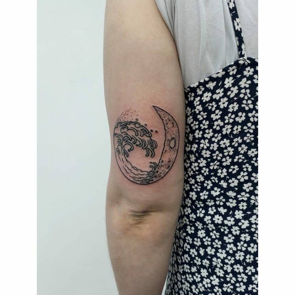 japanese wave tattoo