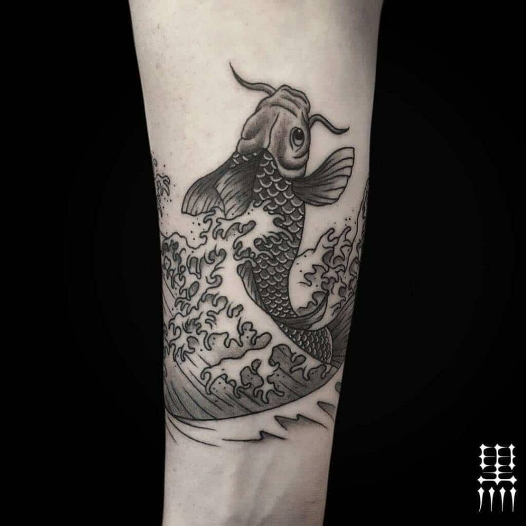 japanese wave tattoo