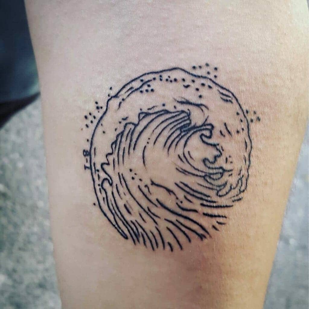 japanese wave tattoo