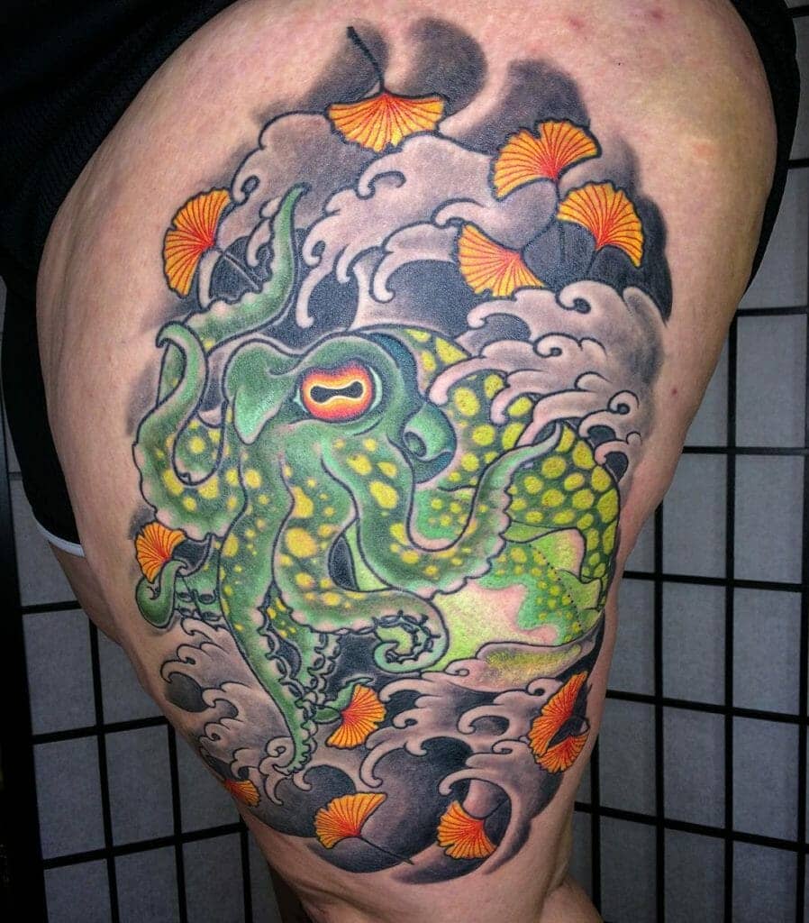 japanese wave tattoo