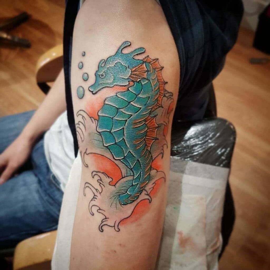 japanese wave tattoo