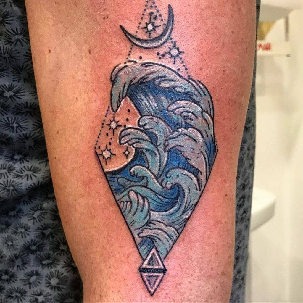 japanese wave tattoo