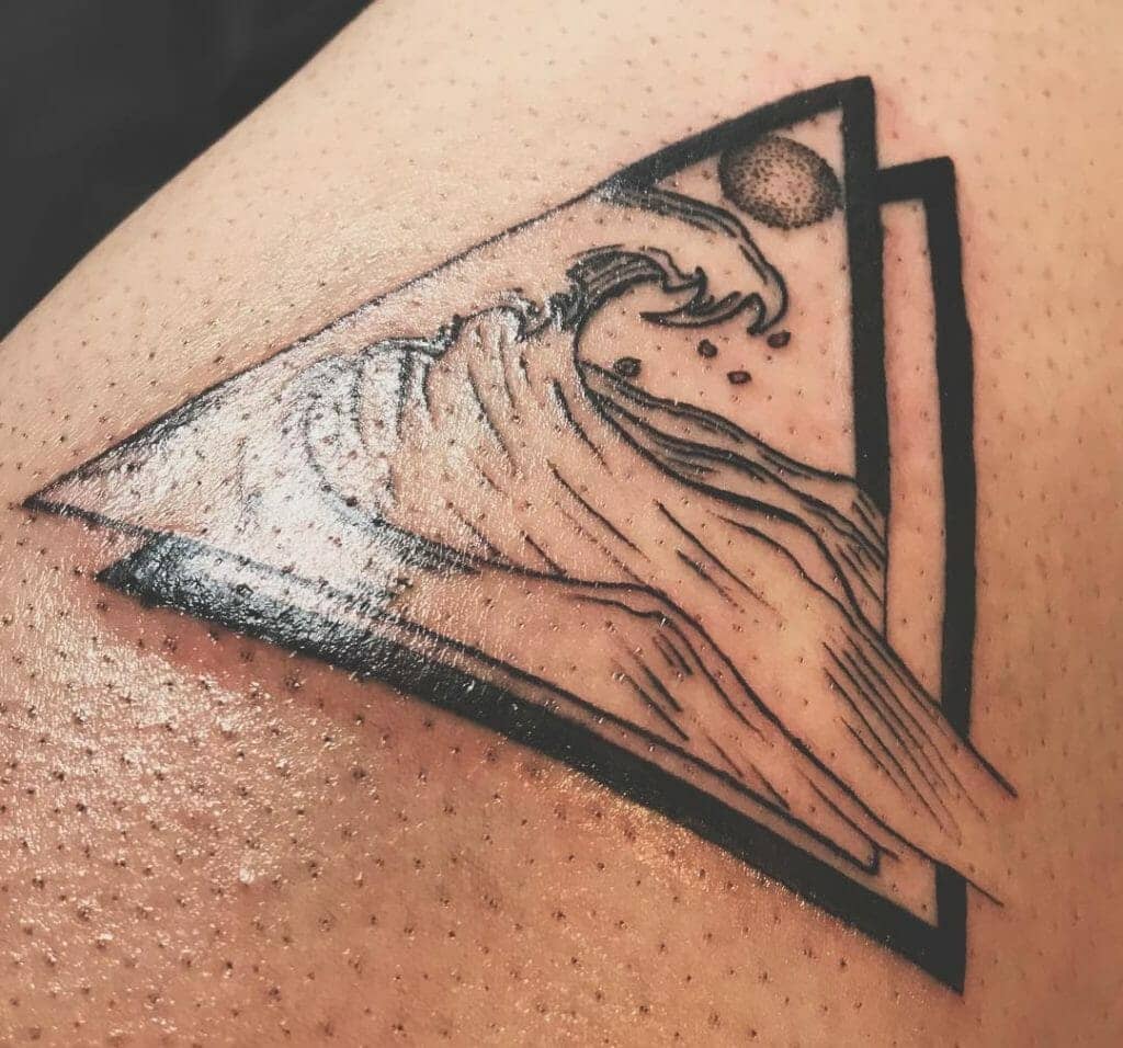 japanese wave tattoo