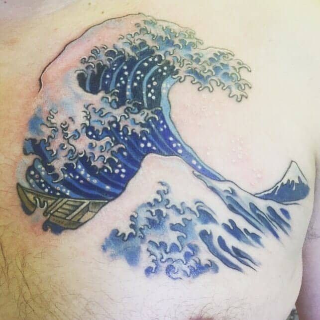 japanese wave tattoo