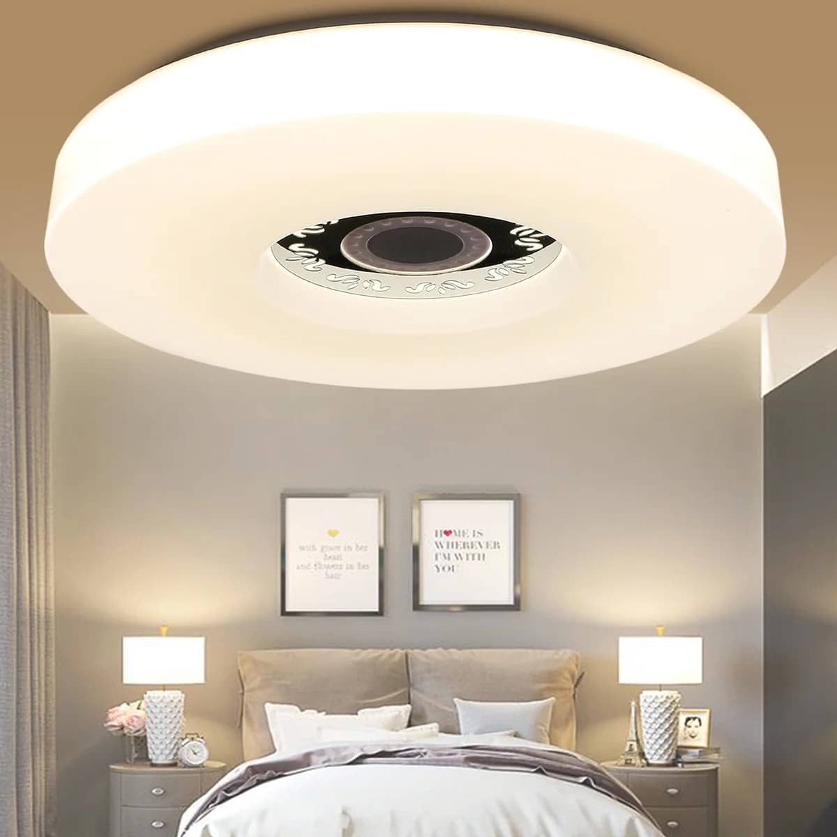 Smart WiFi Ceiling Light 36W Stepless Dimmable LED Lights Cloud Intelligence APP Remote Control