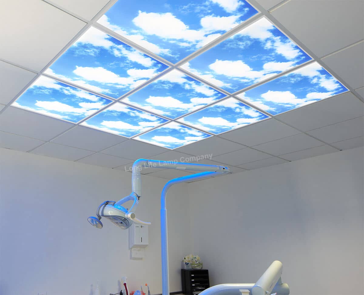 40W SKY LED Ceiling Panel Cloud Scene Recessed Panel Light 600 x 600 5055875573383 eBay