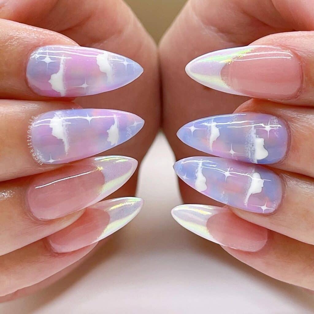 cloud nails, cloud nails acrylic, cloud nails short, cloud nails acrylic coffin, cloud nails almond, cloud nails blue, cloud nails coffin, cloud nails design, cloud nail art, cloud nail designs, cloud nail art, French tip nails, ombre nails