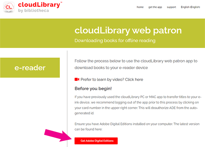 What is CLOUD LIBRARY and how do I get to it and use it?