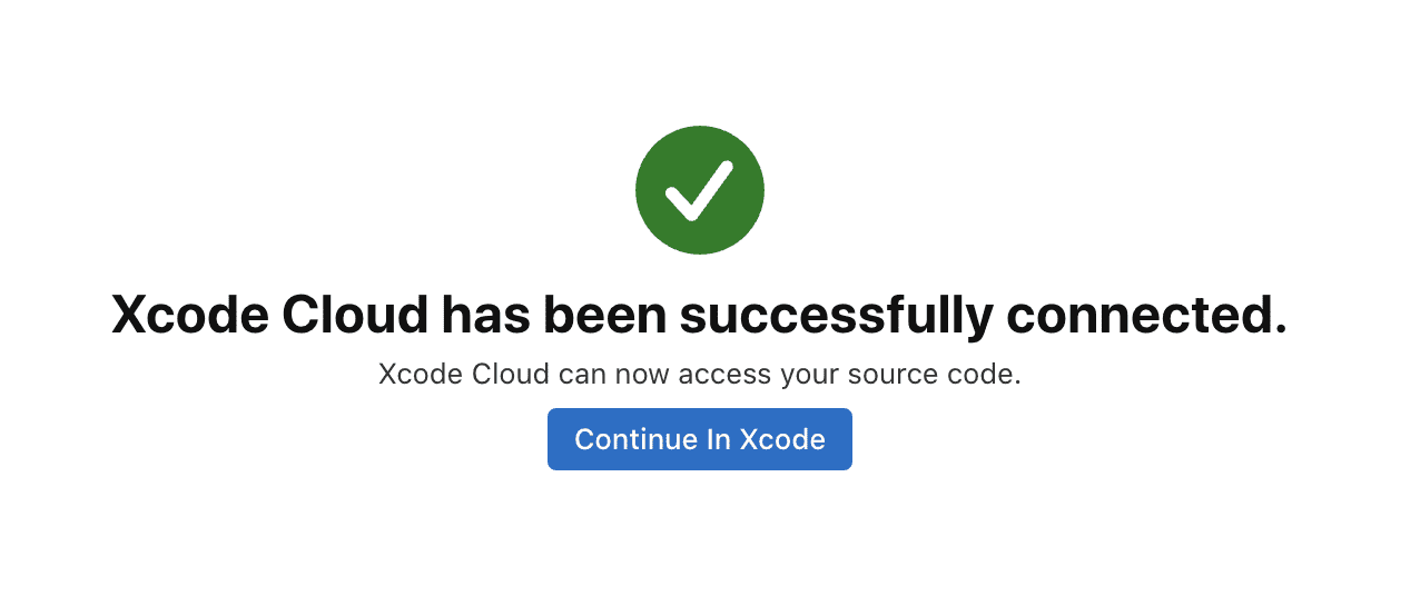 Xcode installed on GitHub successfully