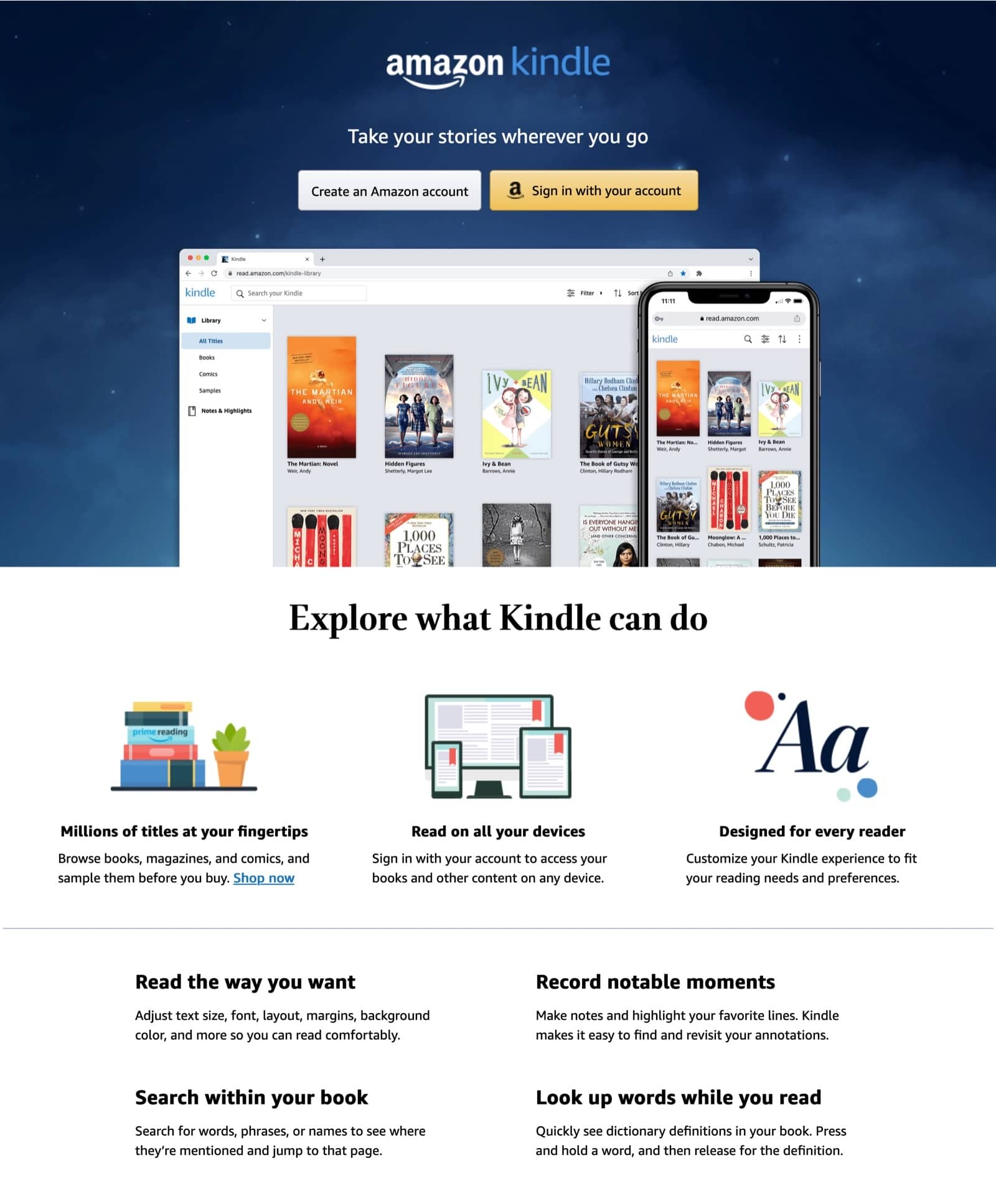 Amazon has finally unified online access to your Kindle books, notes, and highlights