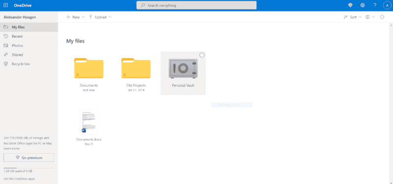 Best offline storage OneDrive