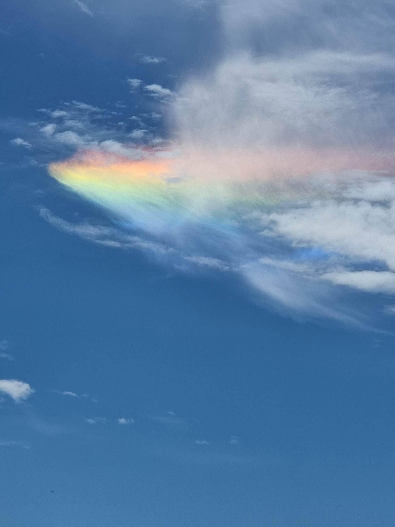 Spectacular RAINBOW CLOUD spotted over Gauteng [photos]