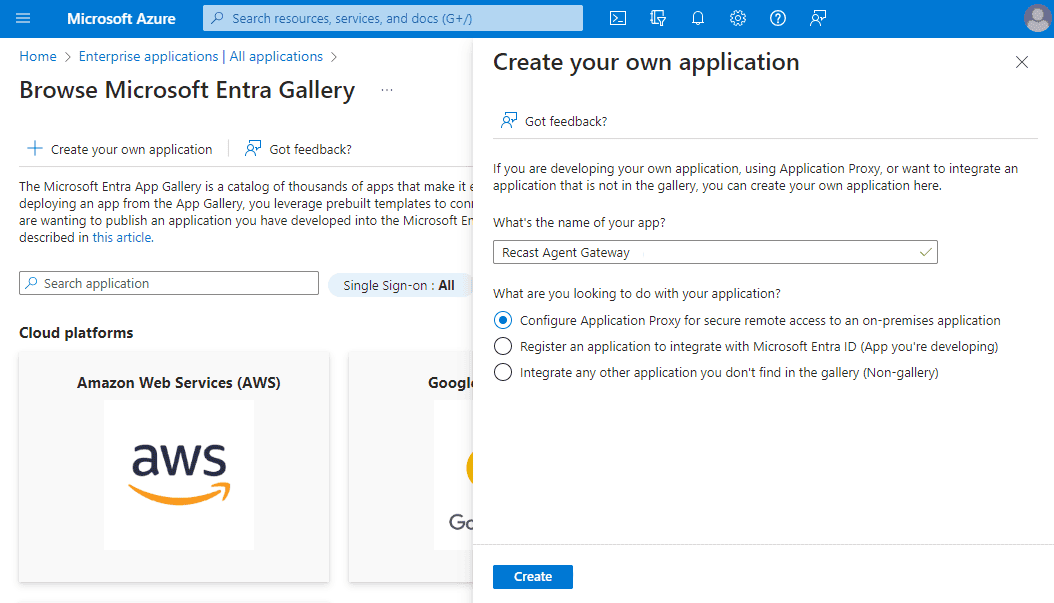 Recast Agent Gateways