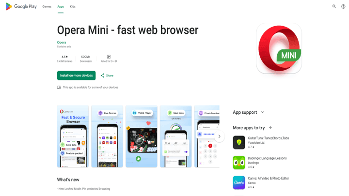 Opera Mini Browser for PC