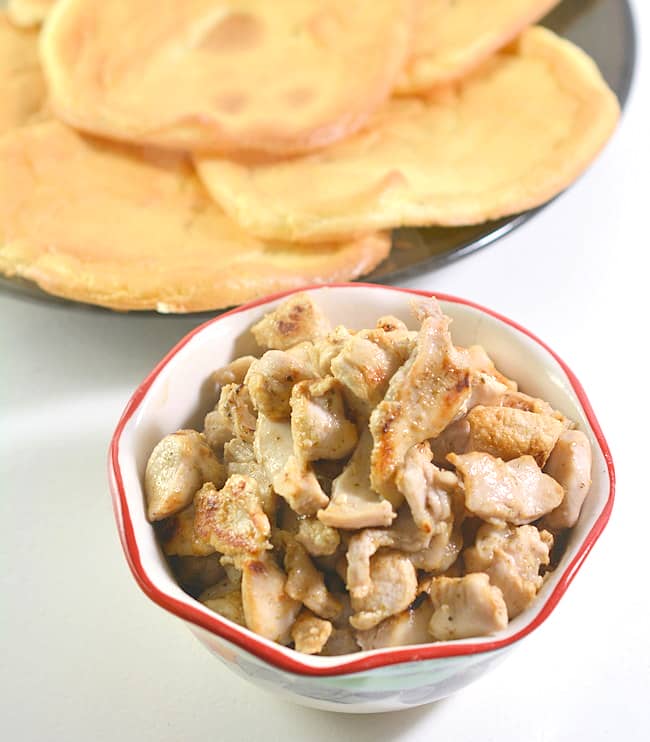 lemon chicken and cloud breads