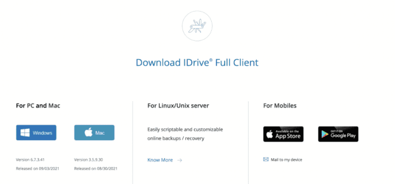 Download idrive