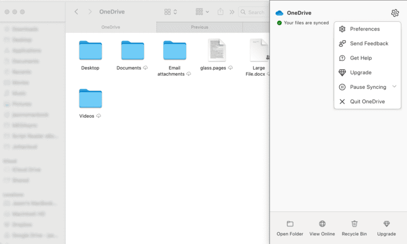 onedrive desktop app