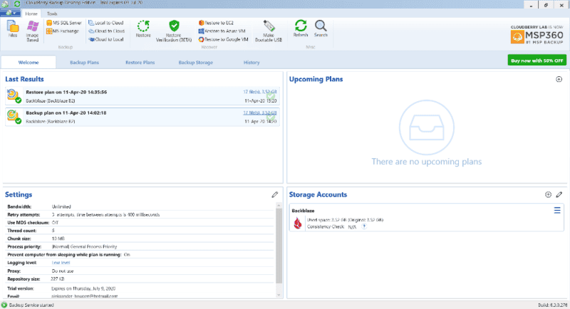 best uk backup cloudberry