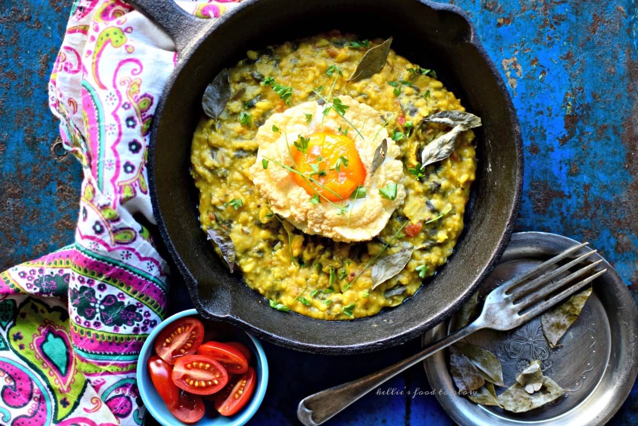 Cloud Eggs with Buttery Dal