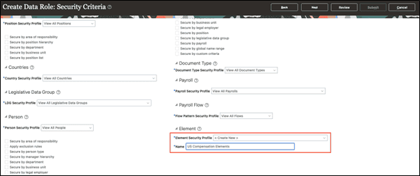 Create Data Role