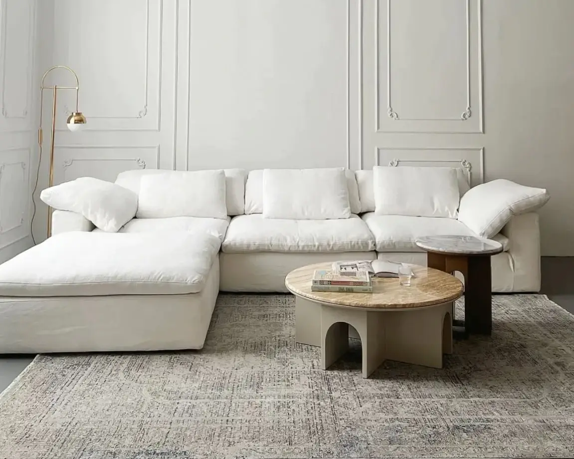 white cloud sofa