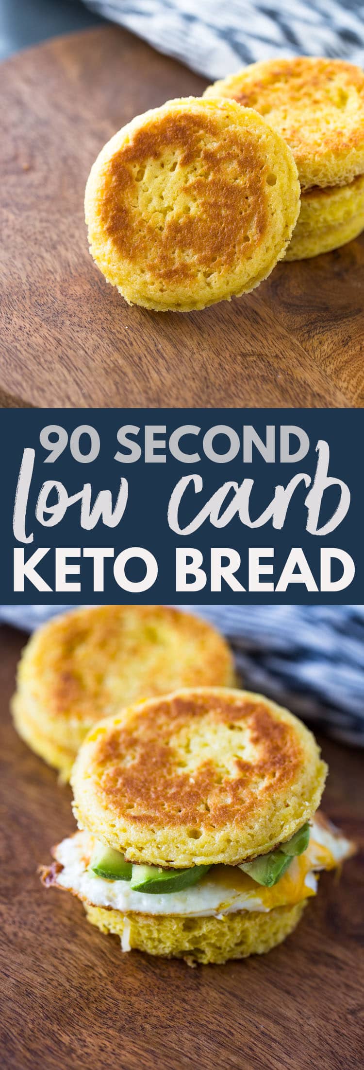 90 Second Microwavable Low Carb Keto Bread